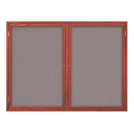 United Visual Products Open Faced Traditional Rounded Corkboard UV643ARC-GOLD-PEARL
